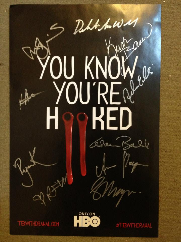 CRF True Blood signed poster